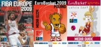 Média Guides EuroBasket Men & EuroBasket Women 2009 + FIBA Europe Register 2009